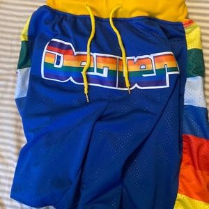 denver nuggets shorts basically brand new